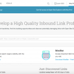 「Open Site Explorer」を活用して被リンクの数やリンク元を調べる方法