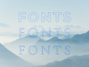 WEBデザインに入る前のフォント選びのポイント