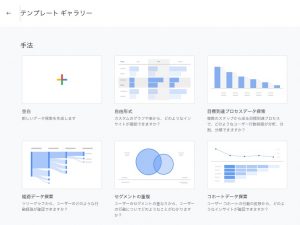 GA4の探索レポート機能における5種類のテンプレートの使い分け