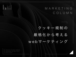 クッキー規制の厳格化から考えるwebマーケティング